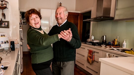 Luciana and Mario Martini are determined to stay in their home in North Fitzroy as they get older. 