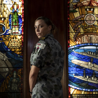 Petty Officer Jessica Buley has served in the Navy for 13 years.