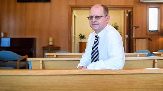 Funeral director Nigel Davies.