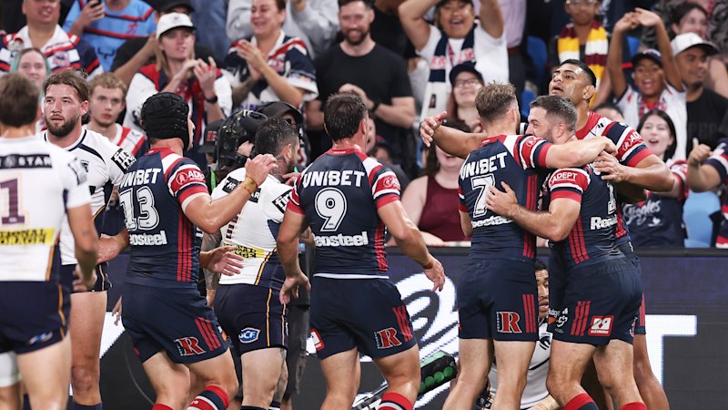 Roosters win fifth straight after holding off big Broncos comeback