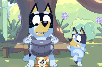 Bluey and Bingo’s dad, Bandit, is a role model for dogs and real-life dads, too. 