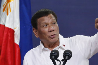 Rodrigo Duterte’s government has been criticised over its human rights record.