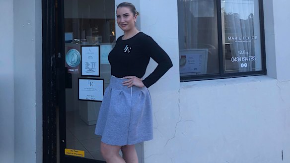 Lash Esthetica owner Jessica McConville.