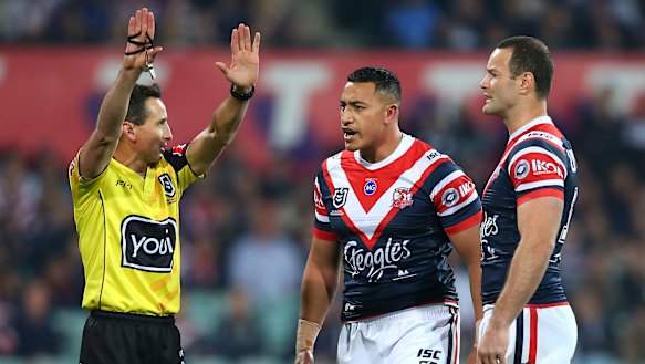 Whistleblower Gerard Sutton says the lack of crowd noise has made his job easier in some respects.