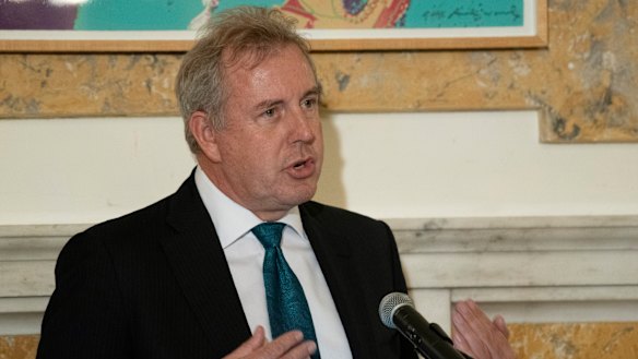 Ambassador Kim Darroch, whose leaked assessments of the Trump administration have sparked a row between the allies.