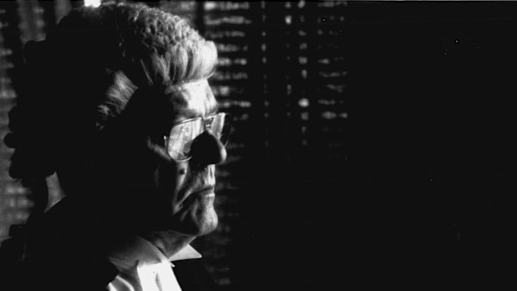 Tom Hughes KC in his chambers in 1994.