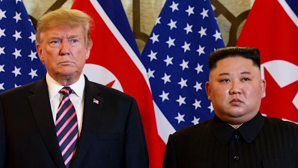 Trump was unhappy that reporters shouted questions about domestic issues during his meeting with Kim.