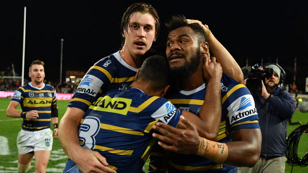 As raw as a sushi train ... Andrew Johns says Eels winger Maika Sivo is a star of the future.
