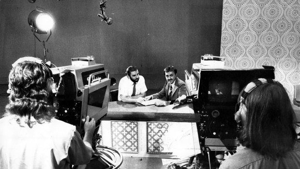 Australian TV stations gear up for the introduction of colour transmission in 1975. 
