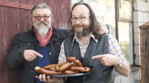 David Myers and Simon "Si" King, aka The Hairy Bikers.