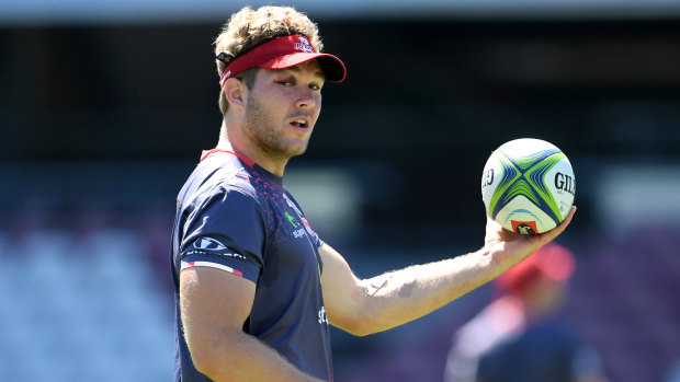 Escape: Queensland Reds flanker Angus Scott-Young will be free to play this weekend. 