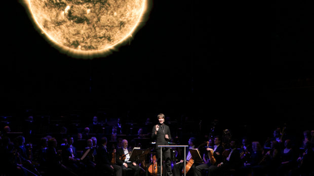 Music meets the cosmos: Brian Cox   with the MSO.  