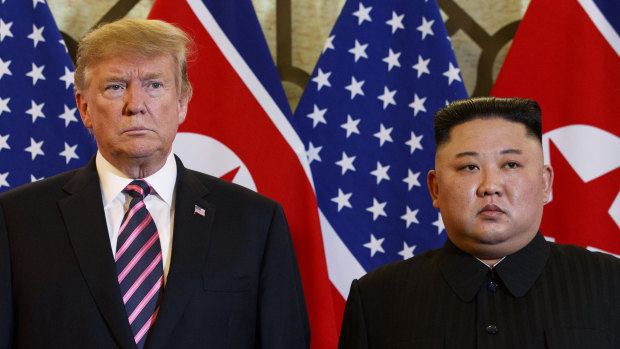 Trump was unhappy that reporters shouted questions about domestic issues during his meeting with Kim.