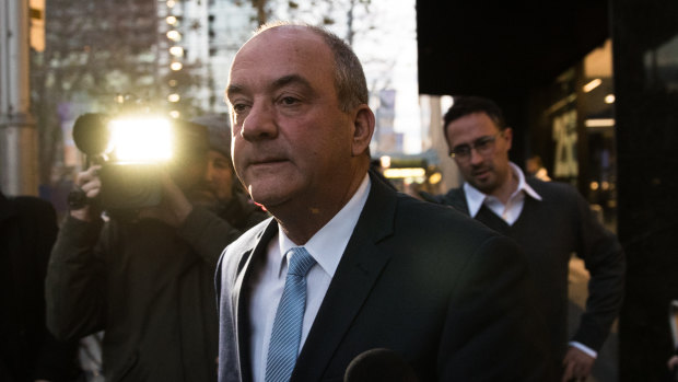 Daryl Maguire leaves the ICAC last week.