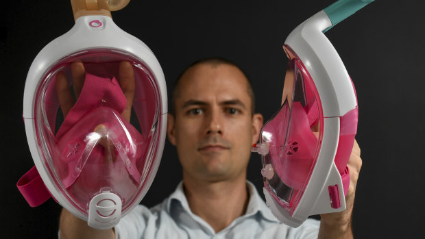 Dr Joosten thinks his masks may present a cheap and effective way of safely transferring patients in hospitals.