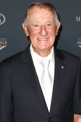 Pleasantly surprised: Manly Sea Eagles great Ken Arthurson at the 2018 NRL Hall of Fame function.
