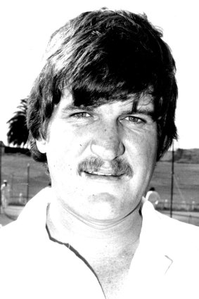 Tasmanian player Tony "Benny" Benneworth in 1979.