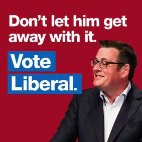 Daniel Andrews has been the centrepiece of the Liberal campaign.