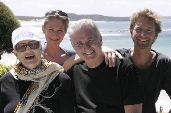 Hemmes with sister Bettina and parents Merivale and John.