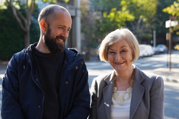 Christiaan Van Vuuren with Sydney Morning Herald senior investigations writer Kate McClymont in Big Deal.