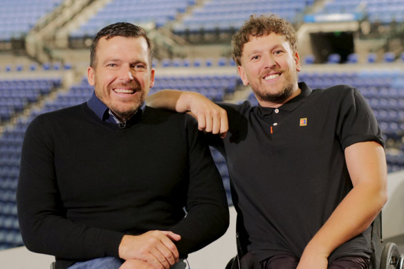 Kurt Fearnley and Dylan Alcott.