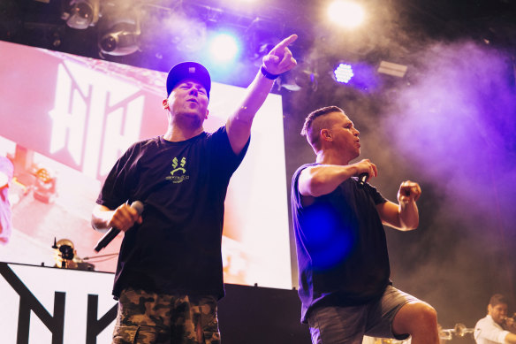 Hilltop Hoods are one of the most successful hip hop groups in Australia.