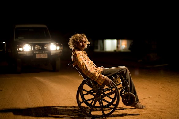 Rowan McNamara as Samson in Samson and Delilah.