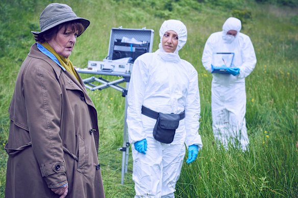 Brenda Blethyn in a scene from the final season of Vera.
