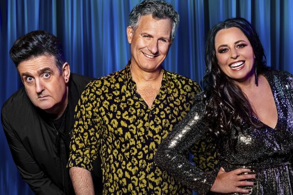 Alan Brough, Hills and Myf Warhurst are back for more <i>Spicks and Specks</i>.