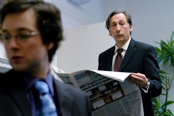 Chris Langham in political comedy The Thick Of It.