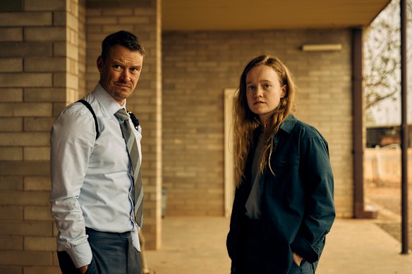 Michael Dorman and Liv Hewson as detectives Ivan Lucic and Nell star in new ABC series Treasure as Dirt.