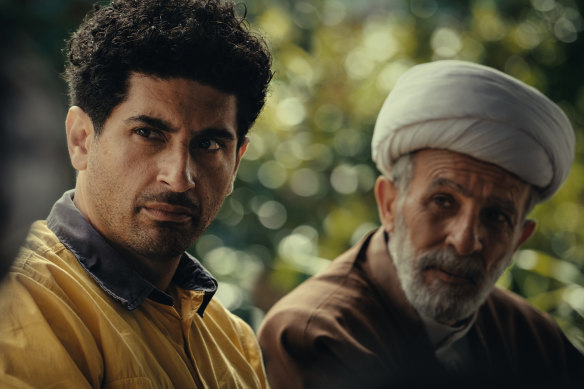 Osamah Sami, co-creator and one of the stars of House of Gods, with Kamel El Basha.