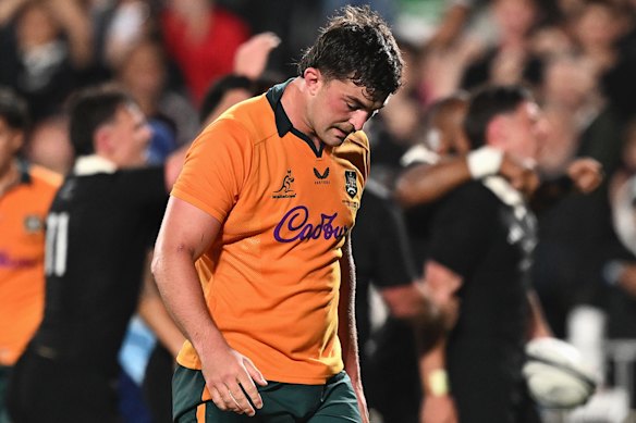 Jeremy Williams after the All Blacks scored – again.