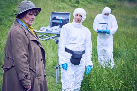 Brenda Blethyn in a scene from the final season of Vera.