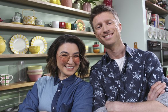 Alice Zaslavsky, with her A Bite To Eat With Alice guest Sammy J, says “Australian tastes are changing”.