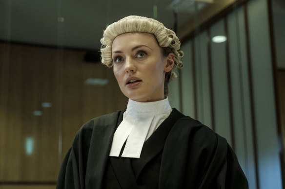 Laura Haddock as Hannah Roberts, barrister-turned victim. 