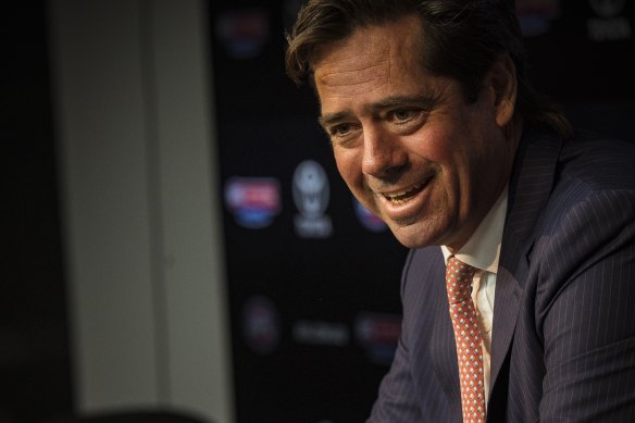 Outgoing AFL CEO Gillon McLachlan wants to nail down the broadcast rights agreement before his departure.