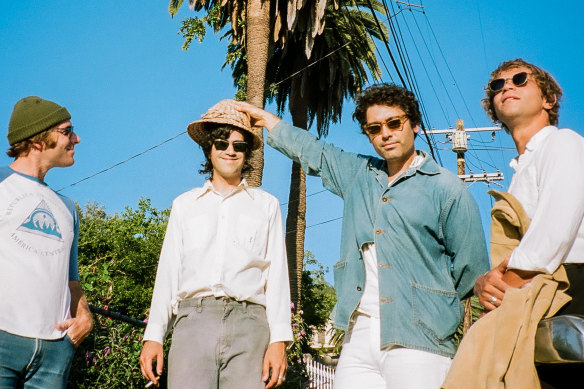 The Allah-Las are looking forward to seeing Australian crowds and surfing some waves, without the crowds.