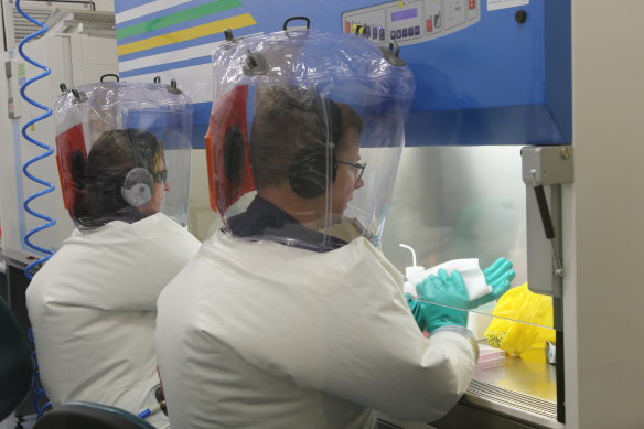 The CSIRO’s high-containment biosecurity facility, the Australian Animal Health Laboratory, in Geelong. 
