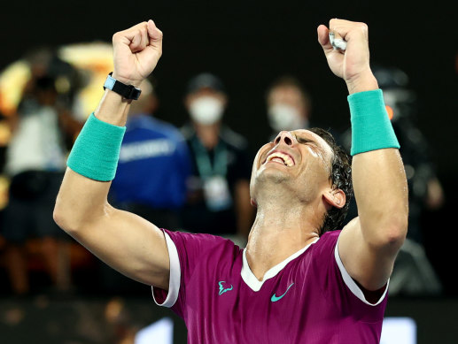 Rafael Nadal, one of the game’s greatest fighters, refused to give up on his way to a memorable victory.