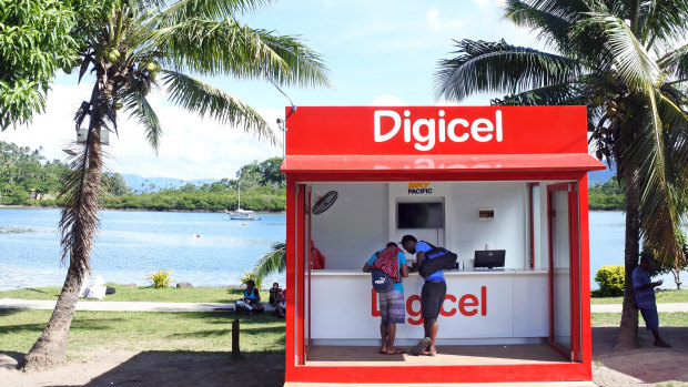 The head of Telstra International said it would not immediately replace DIgicel’s Chinese-owned technology.