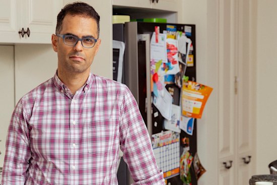 Shadow treasurer Daniel Mookhey at his home in Enmore.