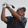Watery grave: Mickelson hoping Ryder Cup career isn't over