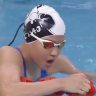 Chinese 12-year-old swimmer Yu Zidi.