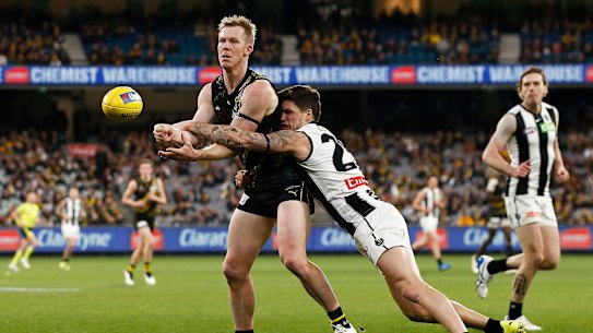 Richmond and Collingwood will get reduced funding from the AFL.