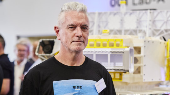 Usually, industrial sewing machinist Philippe Vincent works on umbrellas or violin bags, until he was asked to sew space material.