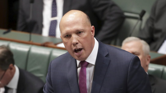 Peter Dutton has launched a High Court appeal against an asylum seeker test case.