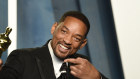 Will Smith arrives at the Vanity Fair Oscar party to celebrate his win.