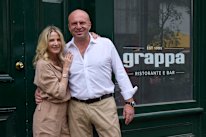 Charlie Colosi and wife Virginie.