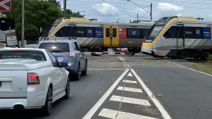 Beams Road, Carseldine comes in at number six, with the boom gates down for one hour and 14 minutes.